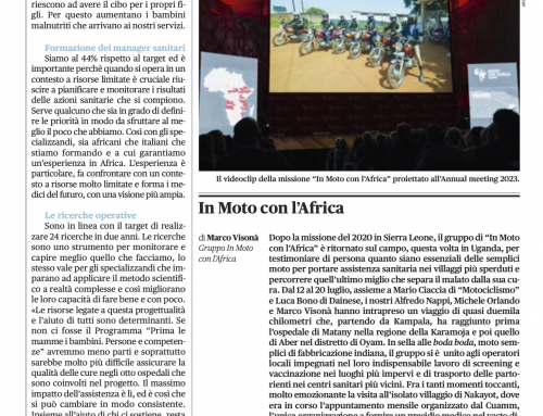 èAfrica rivista – Il videoclip della missione “In Moto con l’Africa” proiettato all’Annual meeting CUAMM 2023.