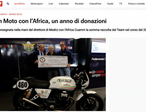 formulapassion.it – In Moto con l’Africa, un anno di donazioni
